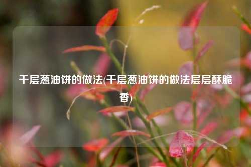 千层葱油饼的做法(千层葱油饼的做法层层酥脆香)